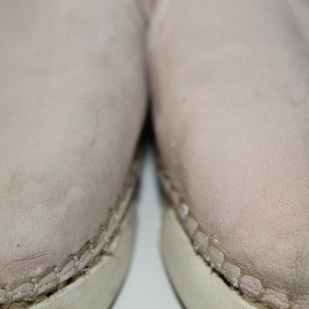 Vince Camuto Pale Pink Suede Espadrille Slip-on Sneakers Size 8.5 - Picture 6 of 9